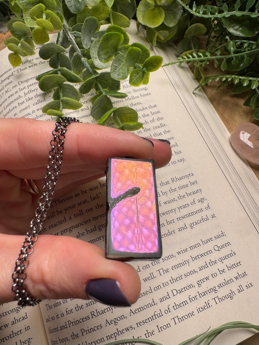 Aura Plated Druzy Agate Necklace | Copper Ashes