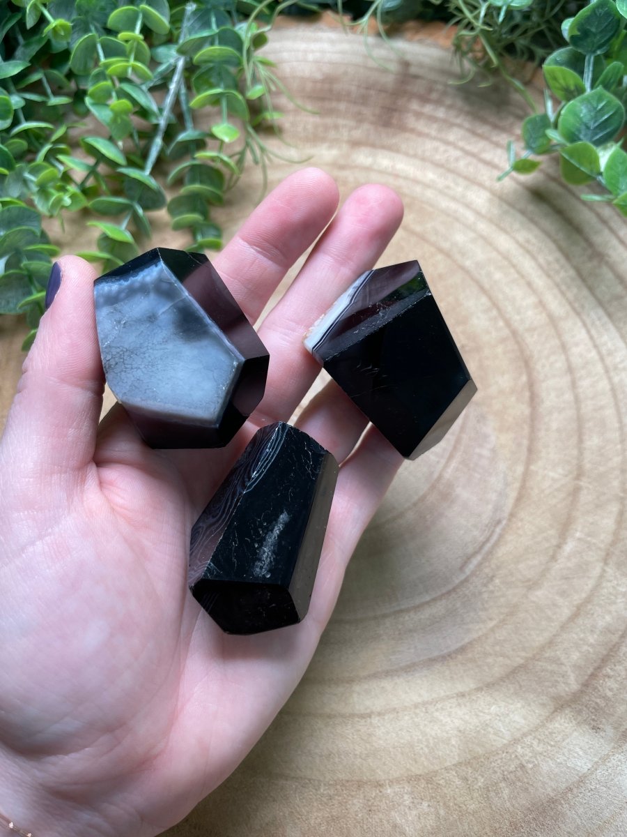 Black Agate Freeform | Copper Ashes