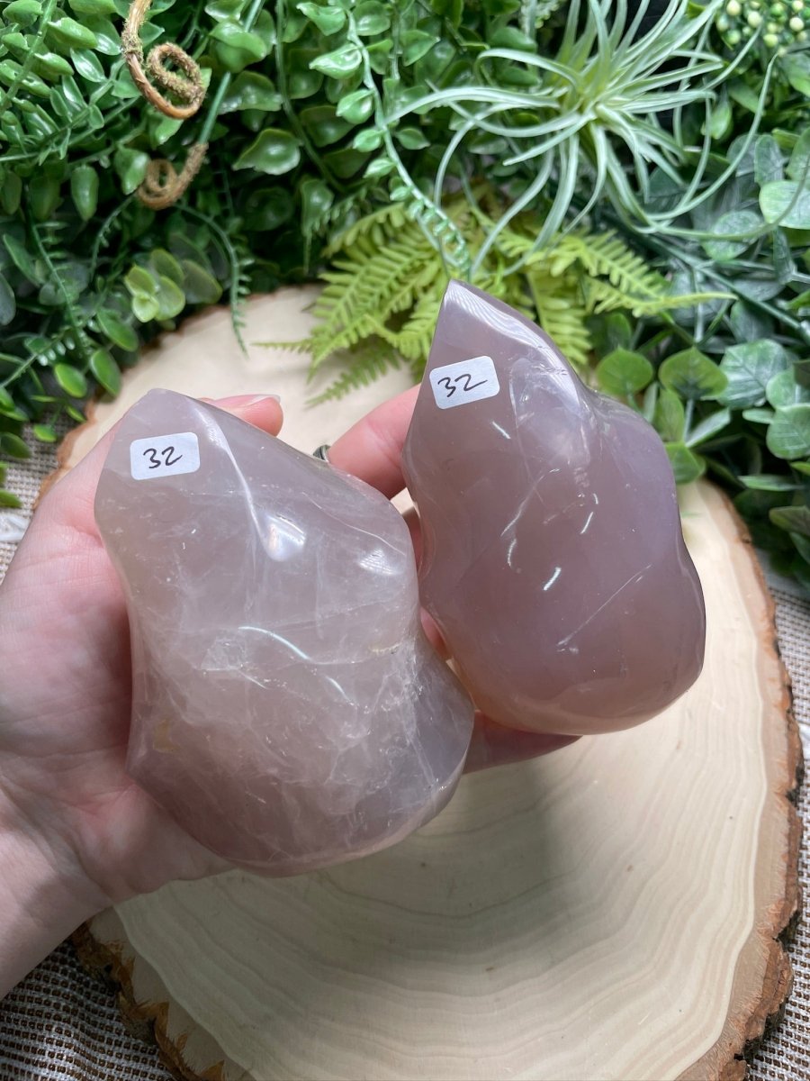 Blue Rose Quartz Flame | Copper Ashes