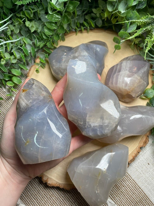 Blue Rose Quartz Flame | Copper Ashes