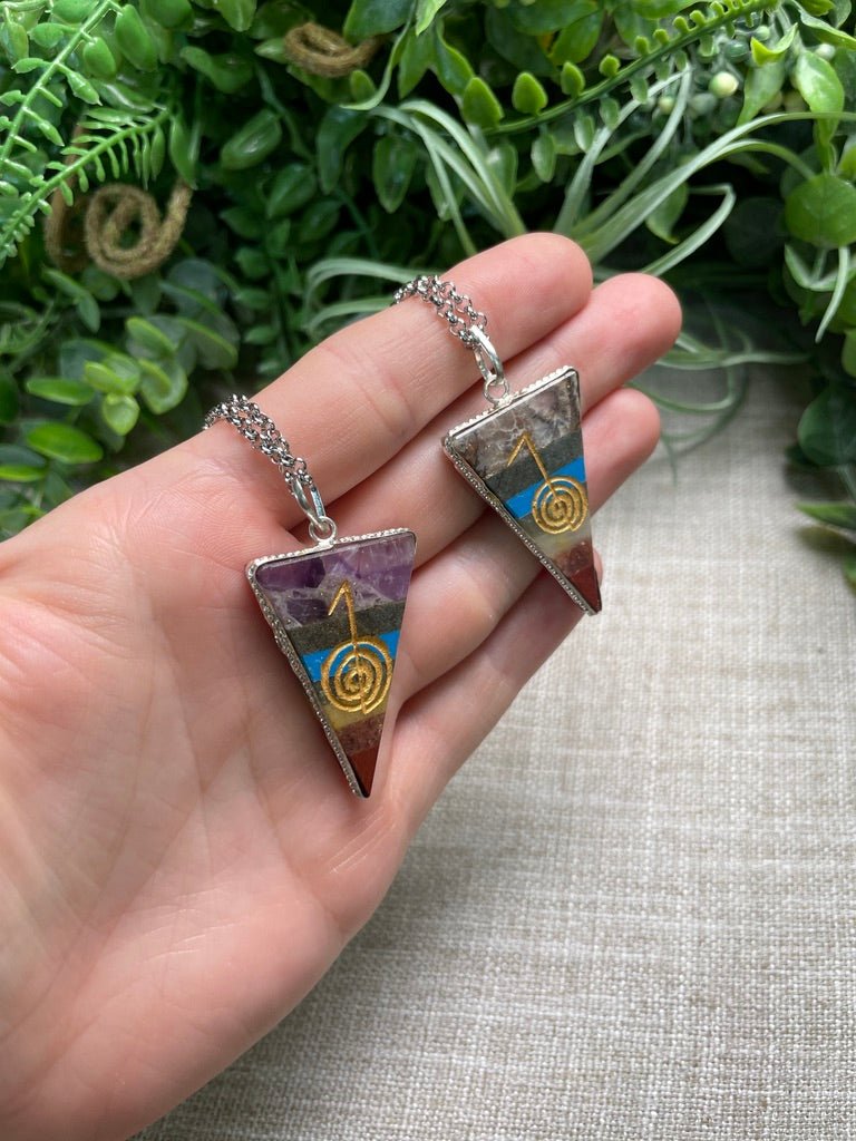 Chakra Crystal Necklace | Copper Ashes