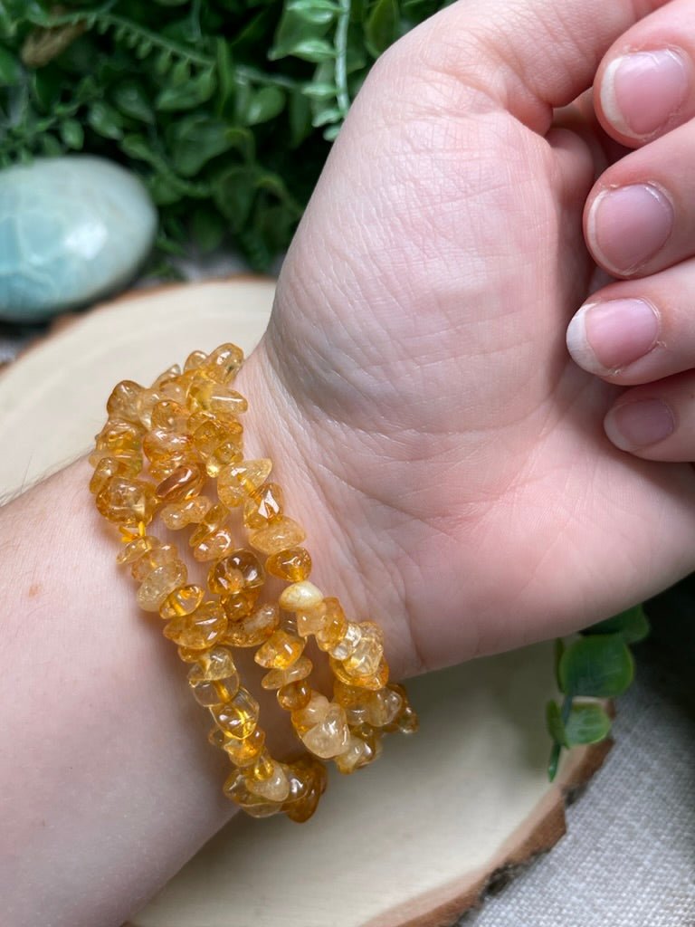 Citrine Chip Bracelet | Copper Ashes