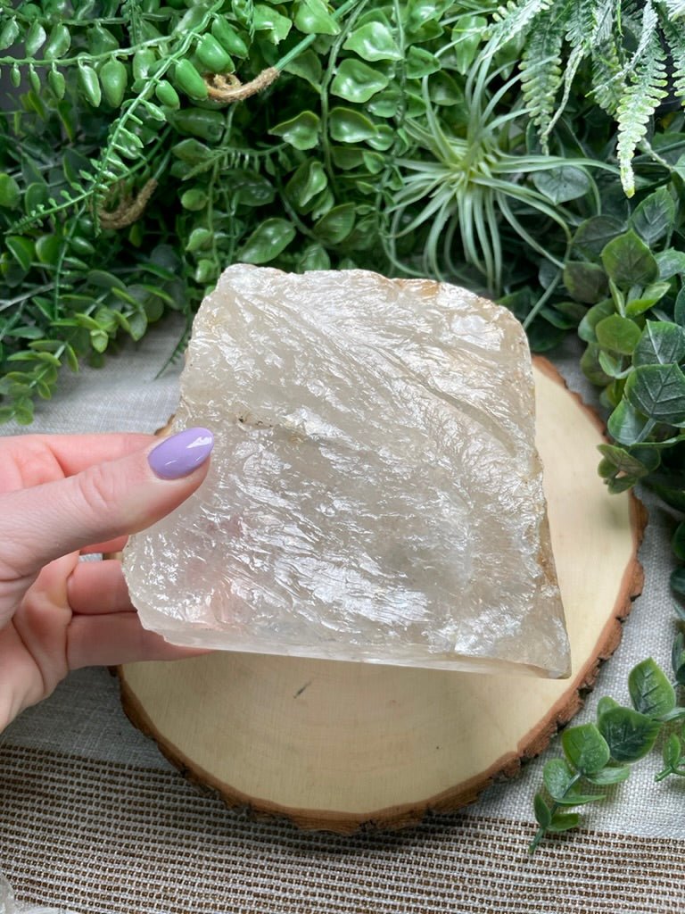 Clear Quartz Slab | Copper Ashes