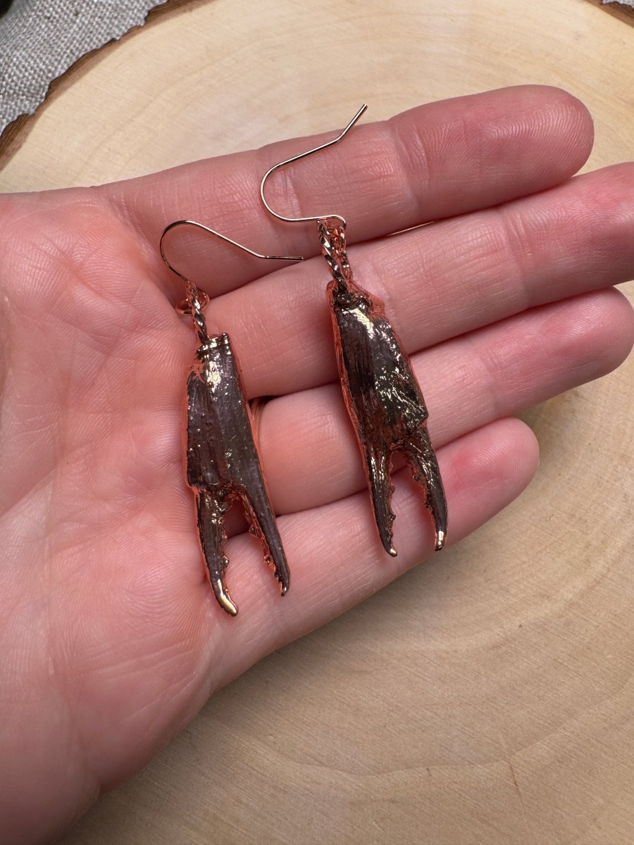 Crab Claw Earrings | Copper Ashes