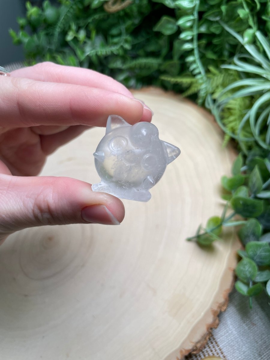 Crystal Jigglypuff (dark moss agate available) | Copper Ashes