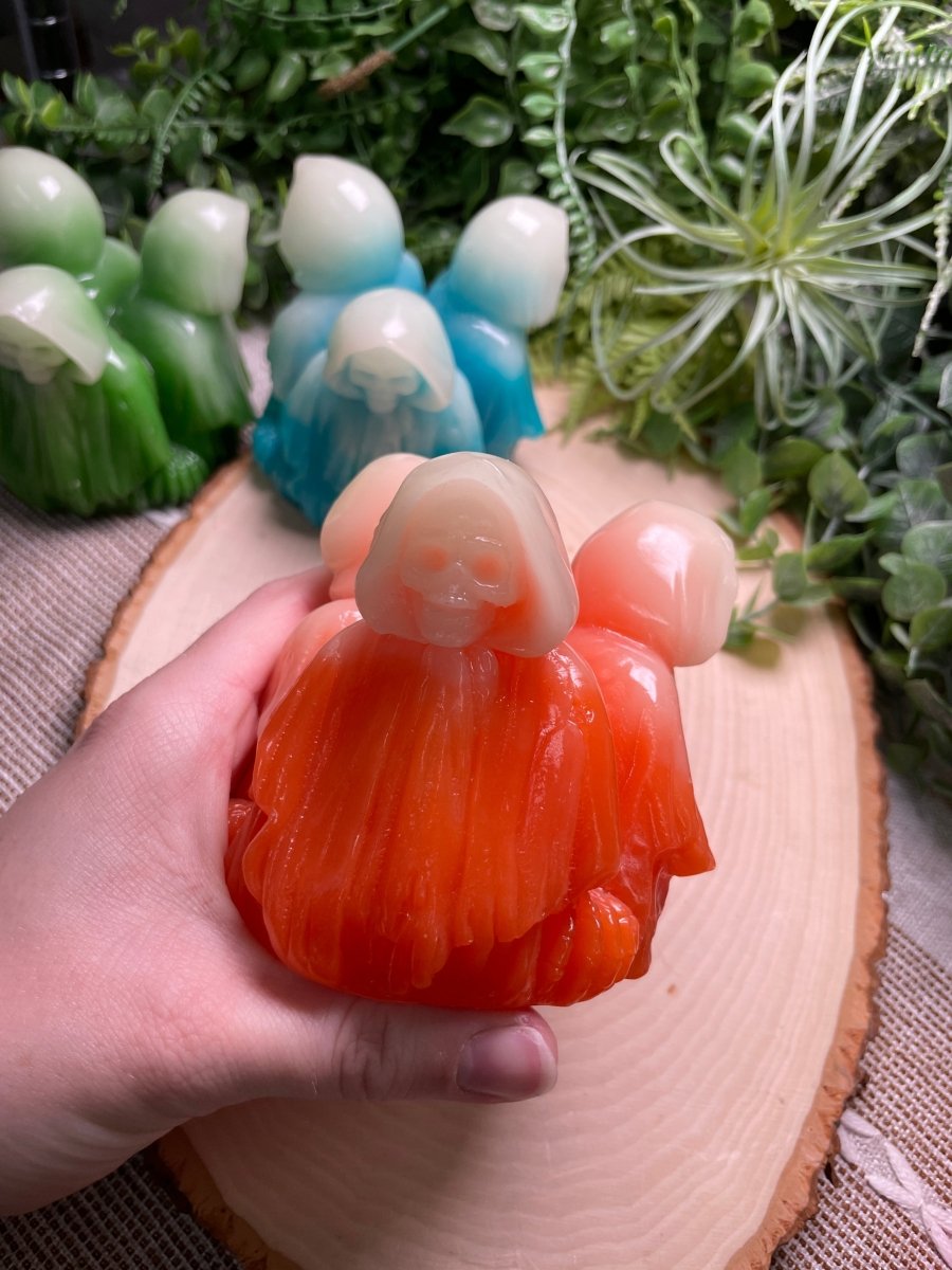 Death Reaper Resin Sphere Holder | Copper Ashes