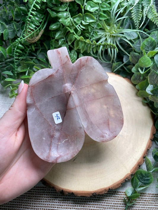 Fire Quartz Lung Shaped Dish | Copper Ashes