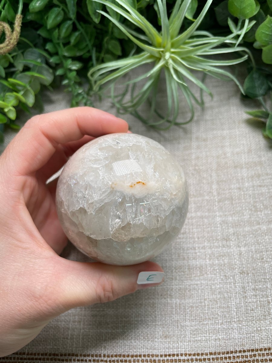 Flower Agate Mix Sphere | Copper Ashes