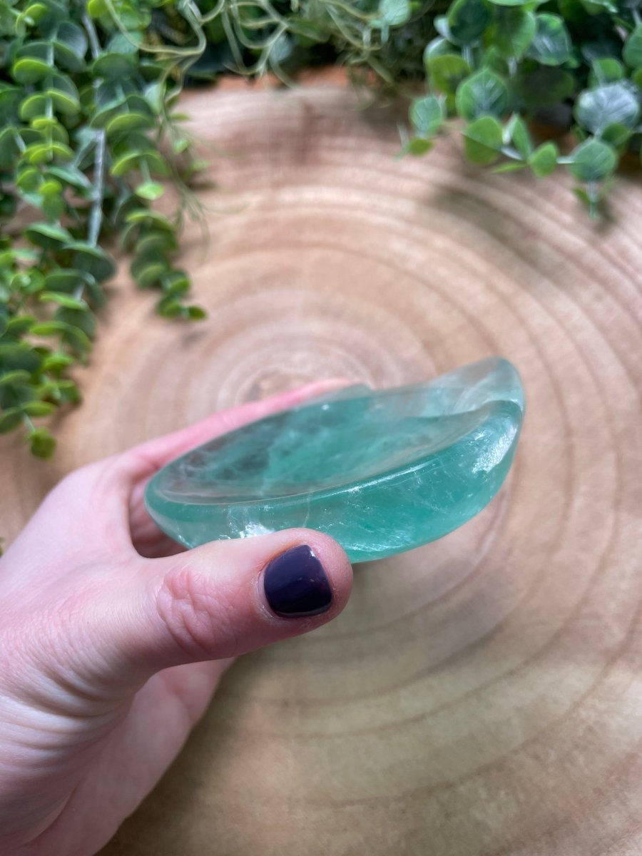 Fluorite Cat Trinket Dish | Copper Ashes