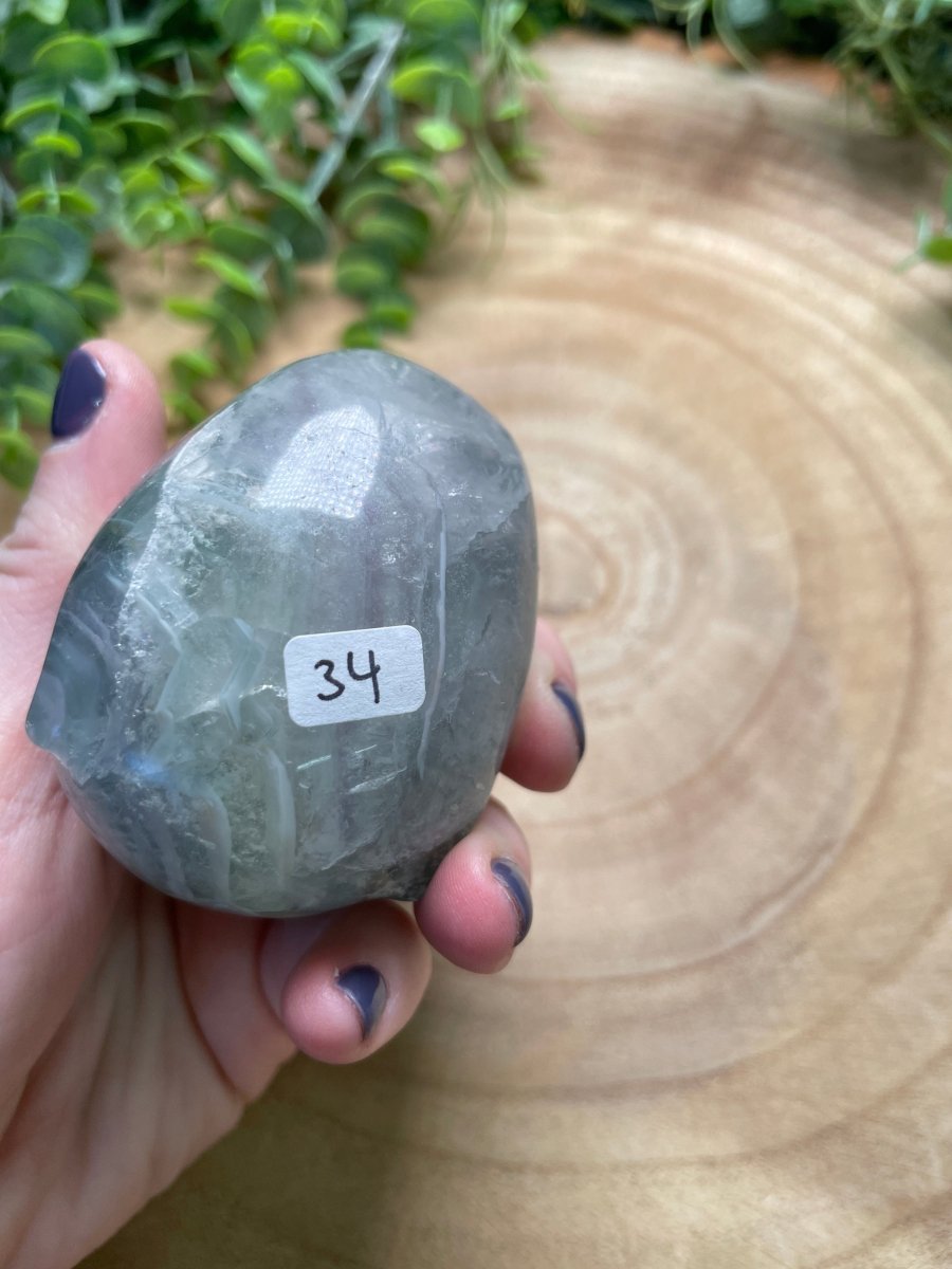 Fluorite Fae Head (chipped) | Copper Ashes