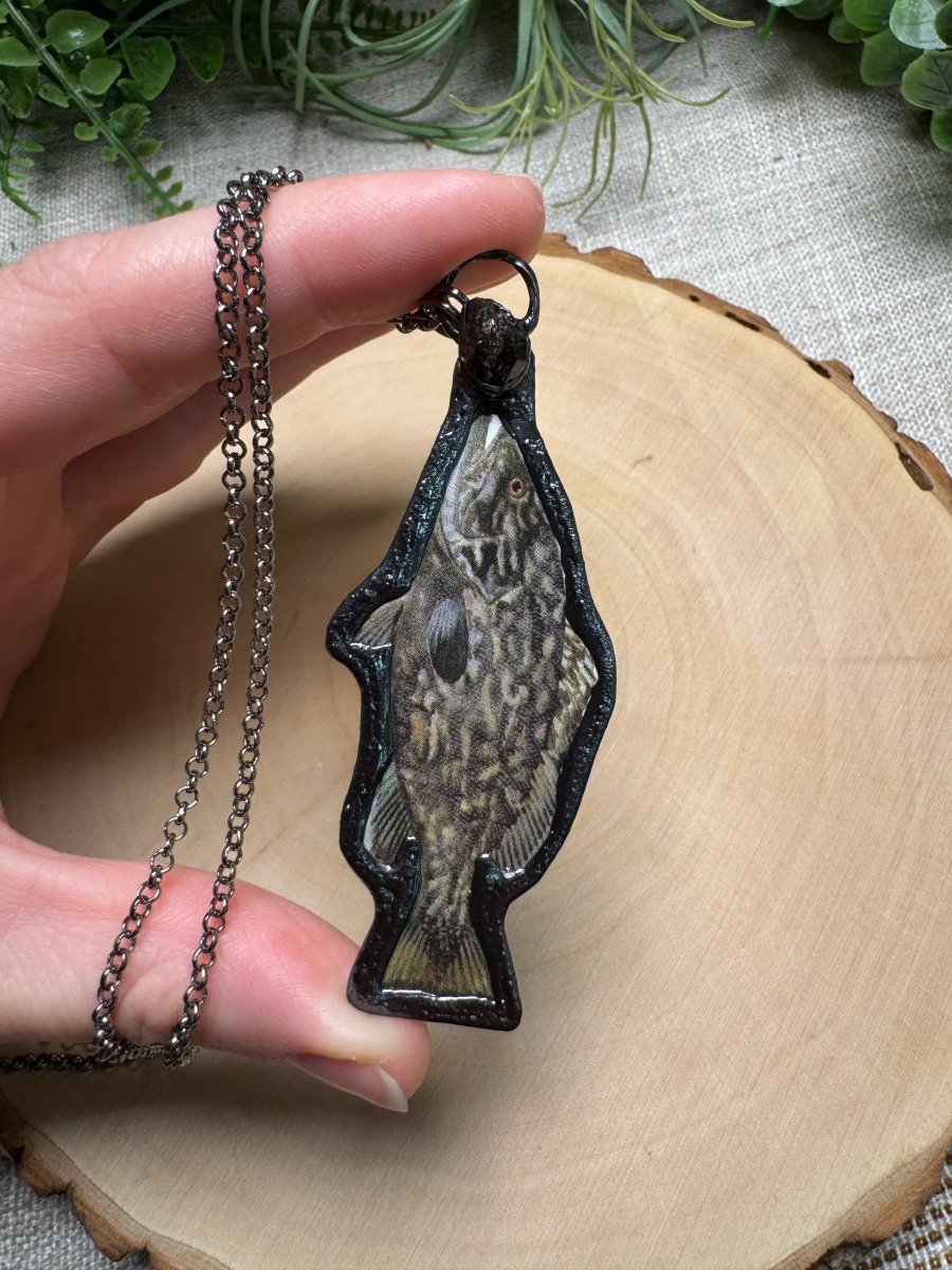 Gag and Quartz Diamond Necklace | Copper Ashes