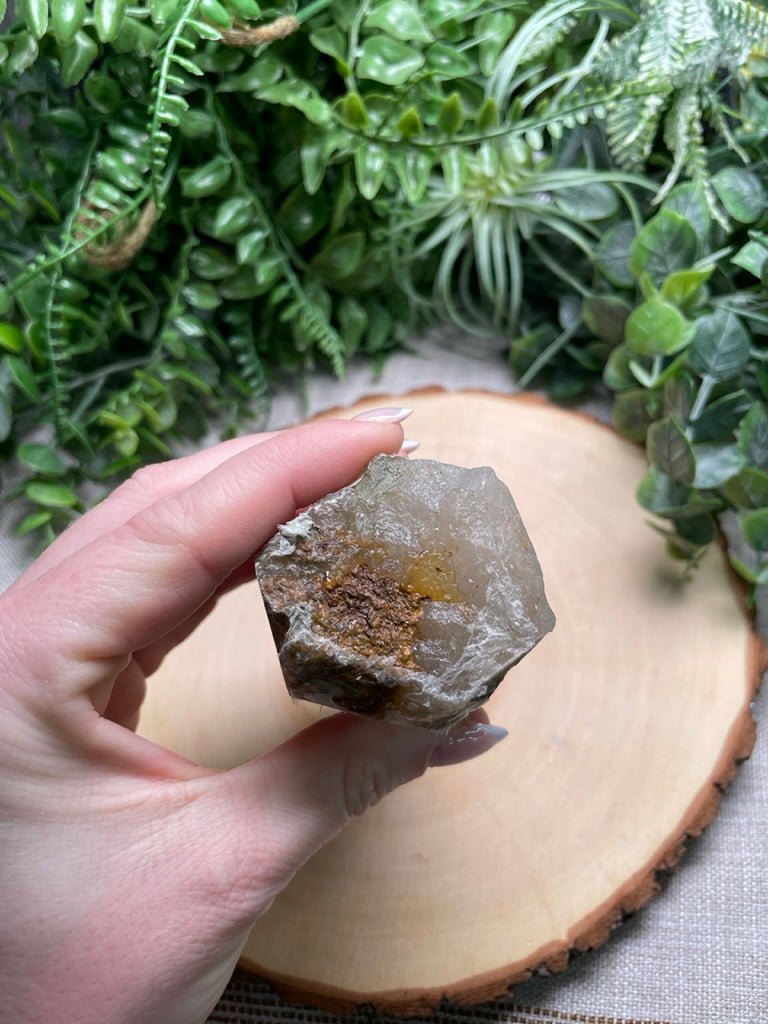 Garden Quartz Wand | Copper Ashes