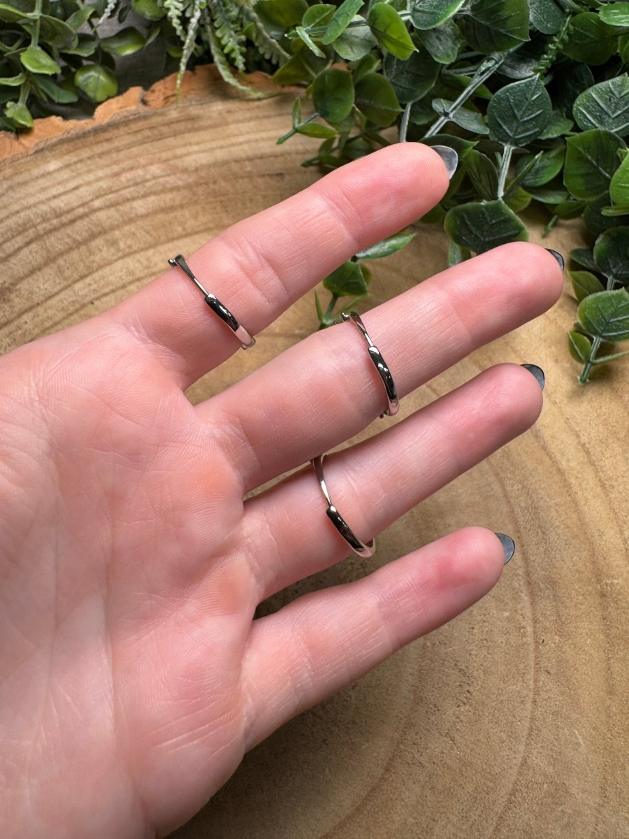 Gold Rutile Quartz Ring Adjustable | Copper Ashes