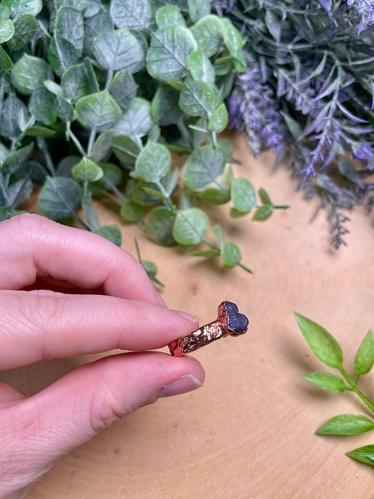 Grape Agate Ring Size 4 3/4 | Copper Ashes