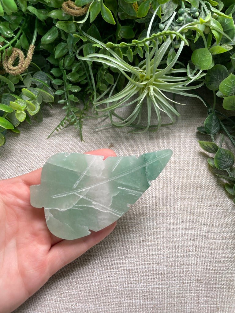 Green Aventurine Leaf | Copper Ashes