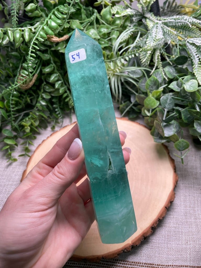 Green Fluorite Tower | Copper Ashes