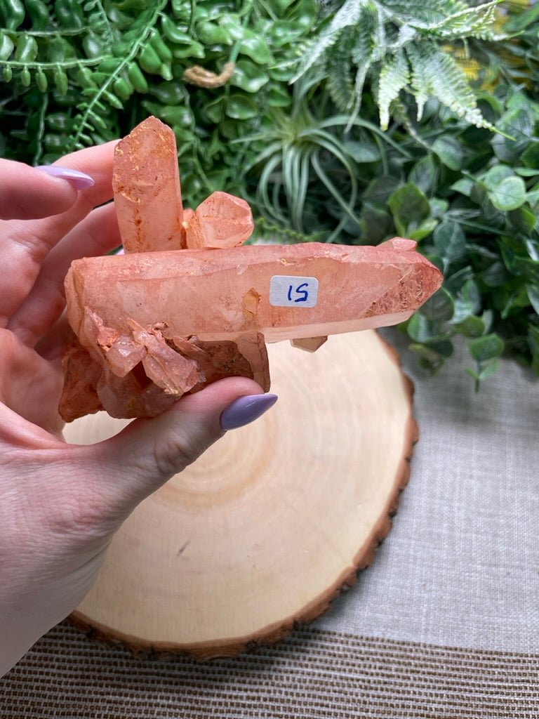 Hematoid Quartz Cluster | Copper Ashes