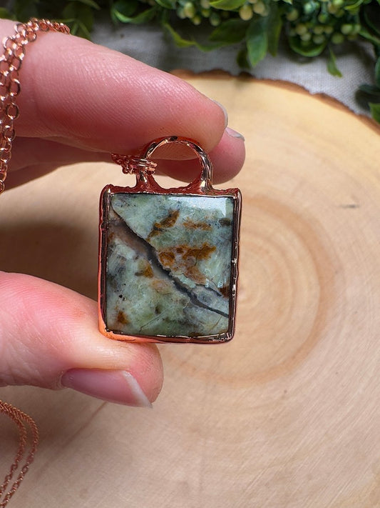 Jasper Necklace | Copper Ashes