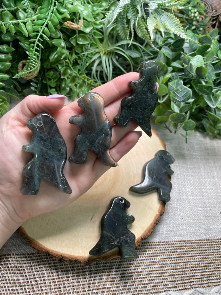 Labradorite Dinosaur | Copper Ashes