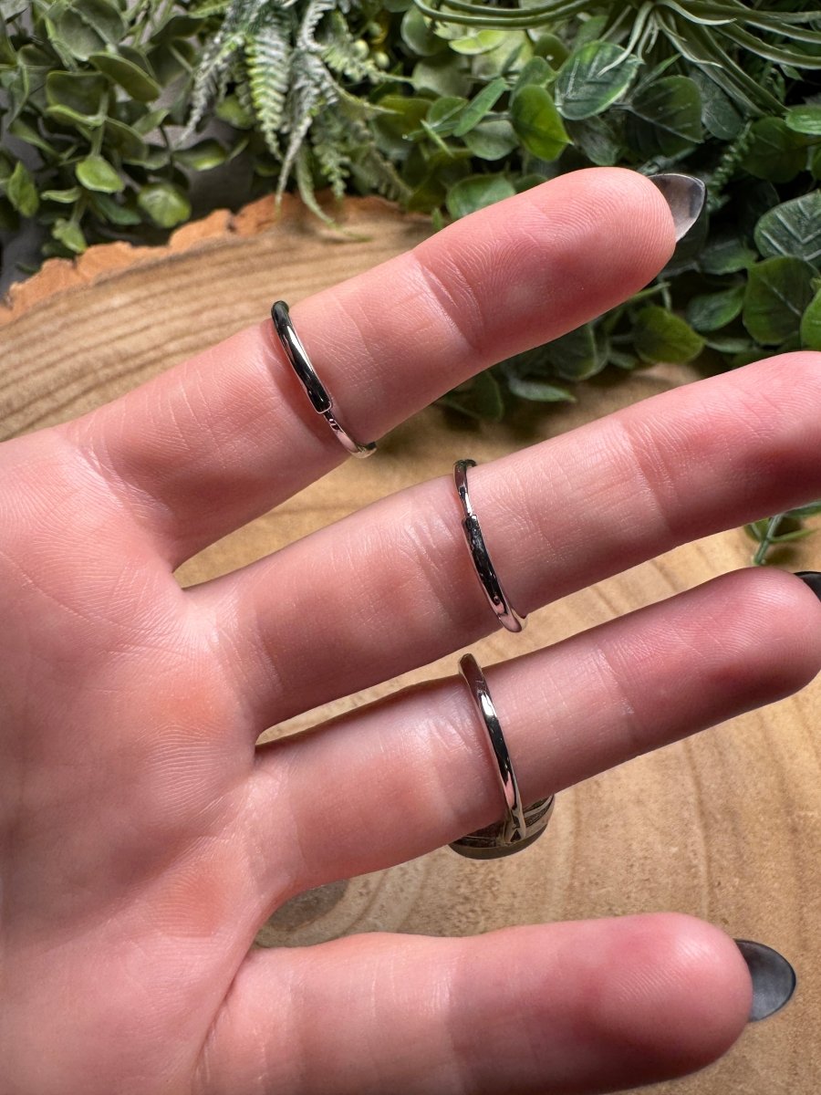 Labradorite Ring Adjustable | Copper Ashes