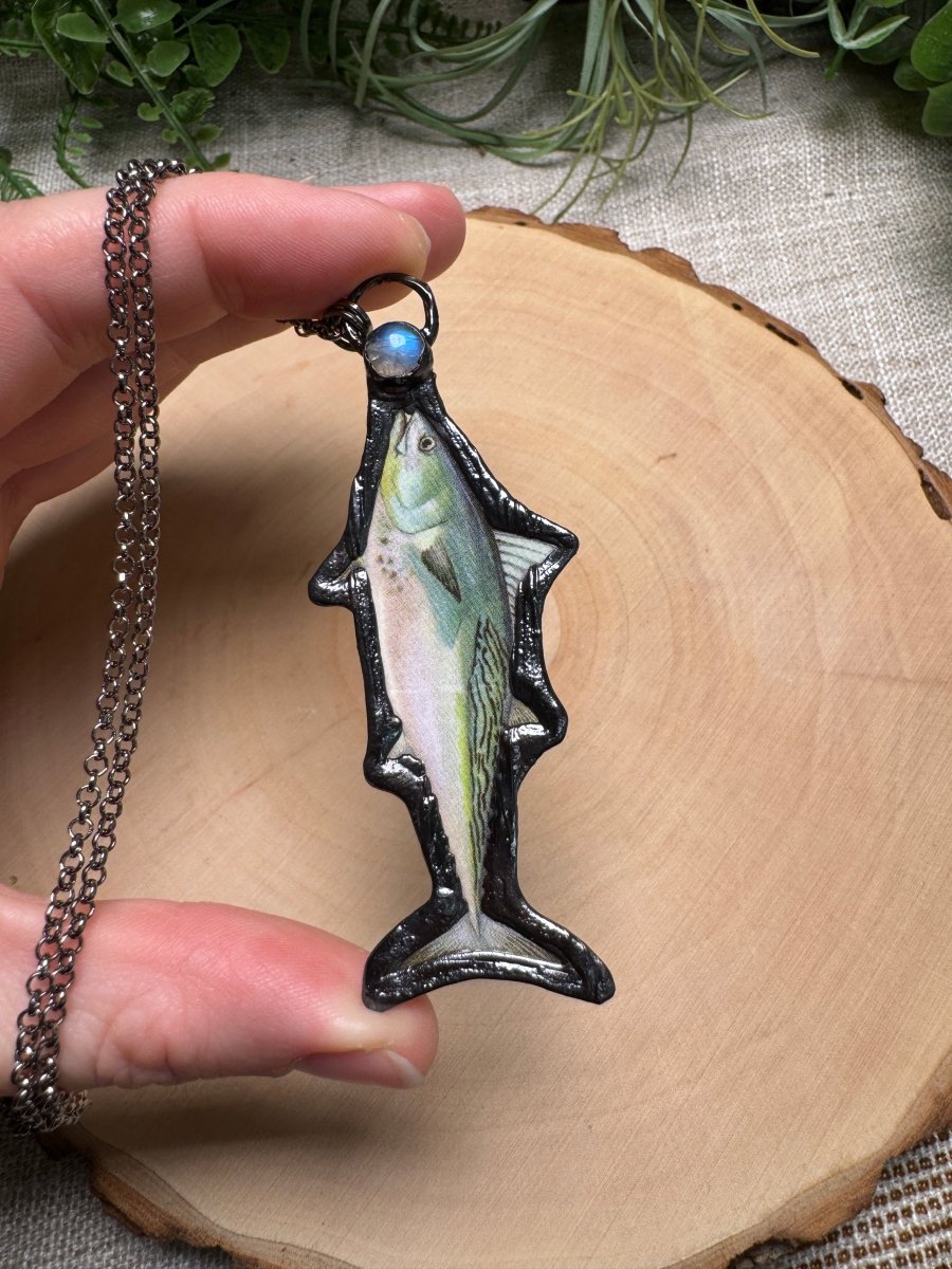 Little Tunny and Moonstone Necklace | Copper Ashes