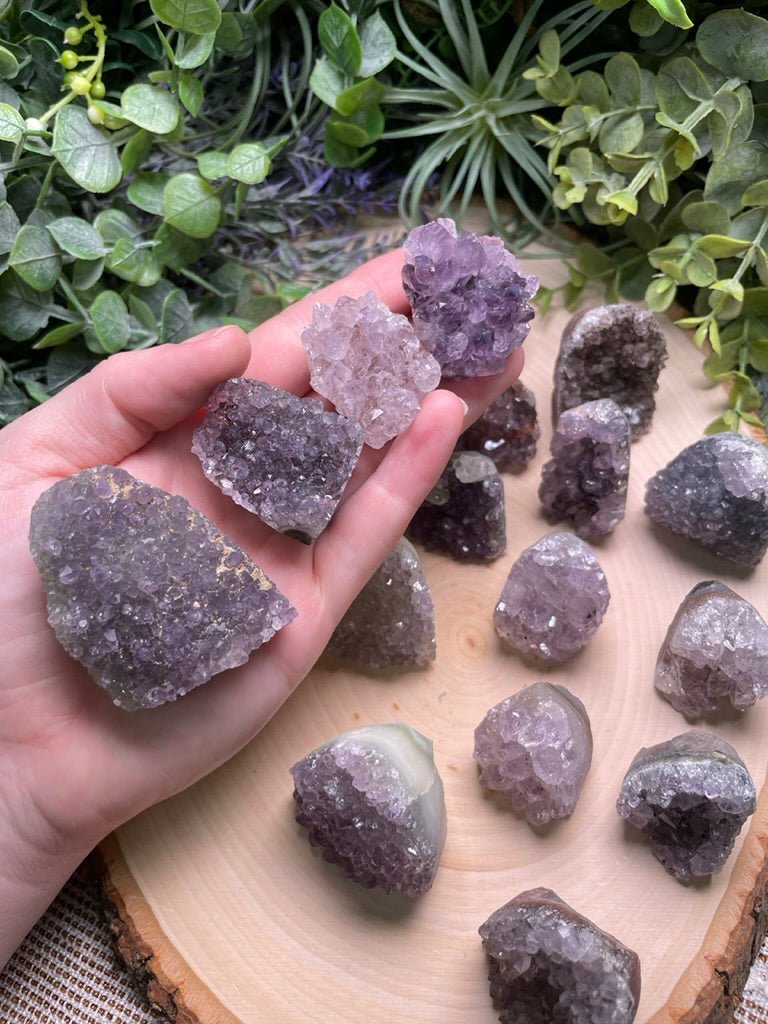 Mini Amethyst Freeform Set A | Copper Ashes