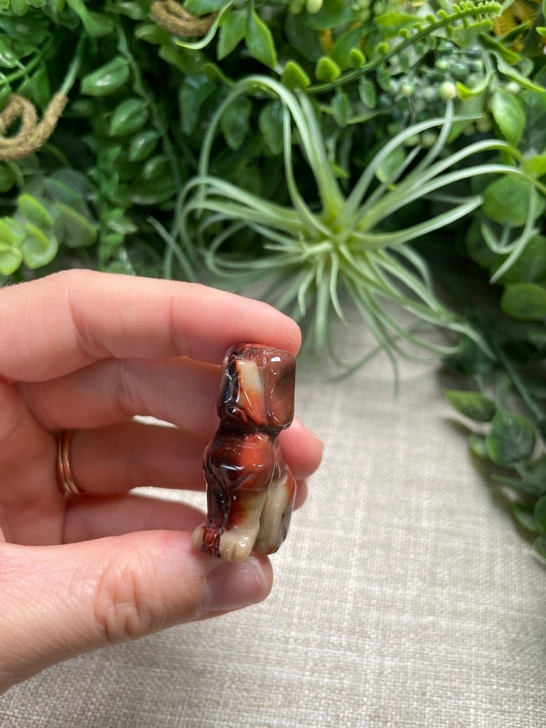 Mookaite Jasper Dog | Copper Ashes