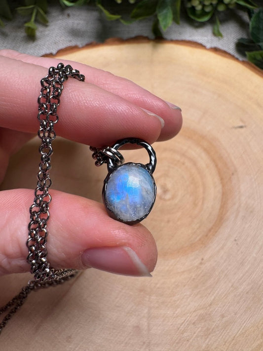 Moonstone Necklace | Copper Ashes