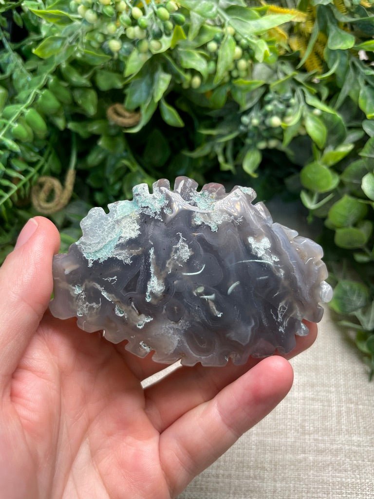 Moss Agate Fish | Copper Ashes