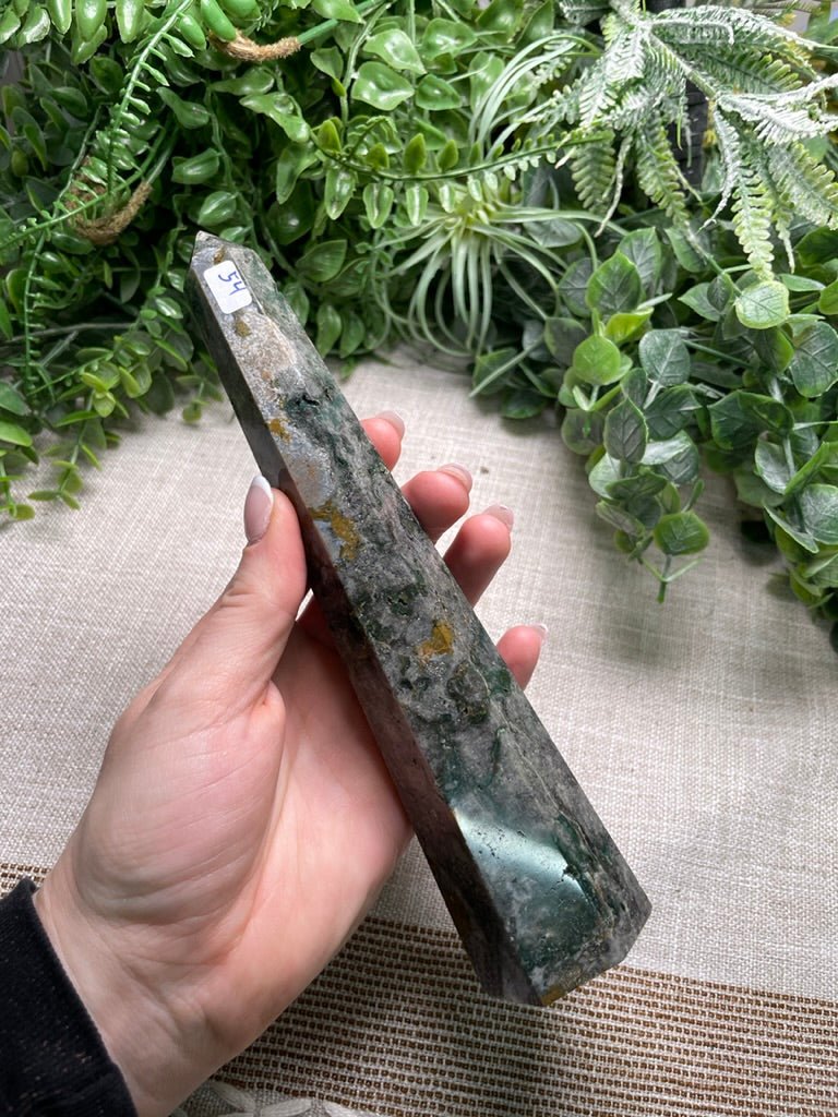 Moss Agate Tower | Copper Ashes