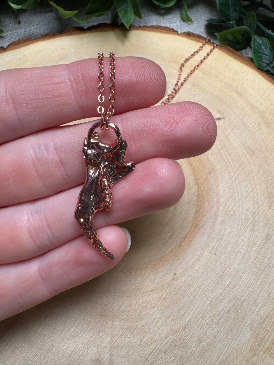 Muskrat Jawbone Necklace | Copper Ashes