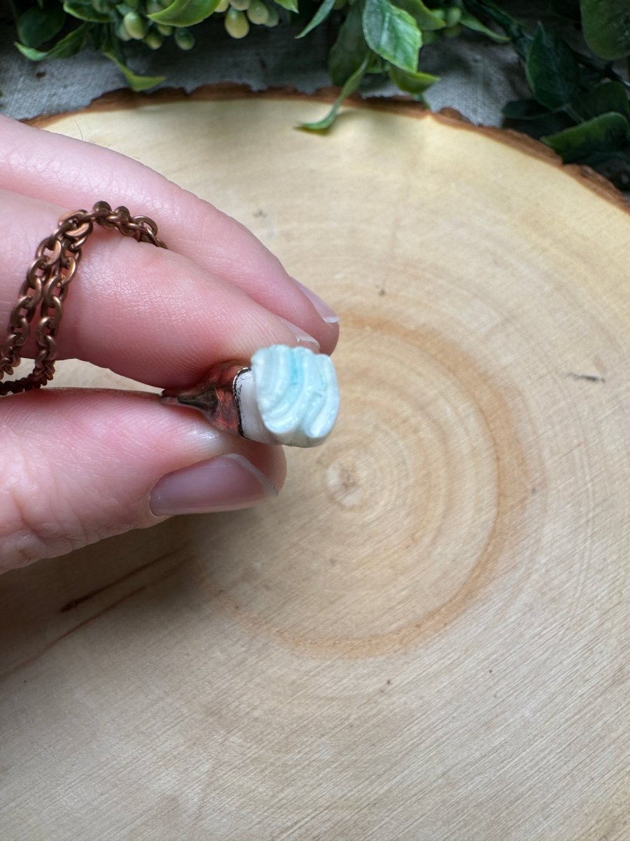 Muskrat Tooth Necklace | Copper Ashes