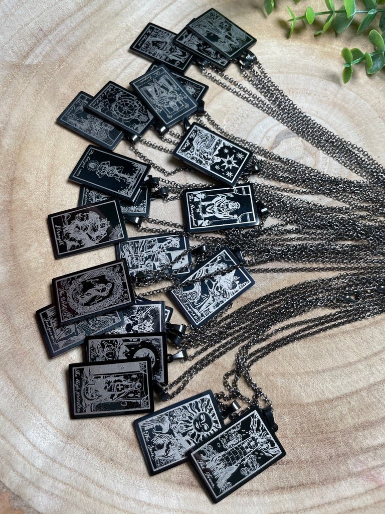 Mystery Pull Tarot Card Necklace | Copper Ashes