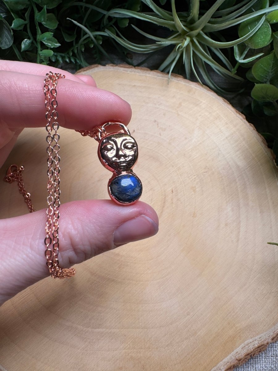 Nova - Labradorite Goddess Necklace | Copper Ashes