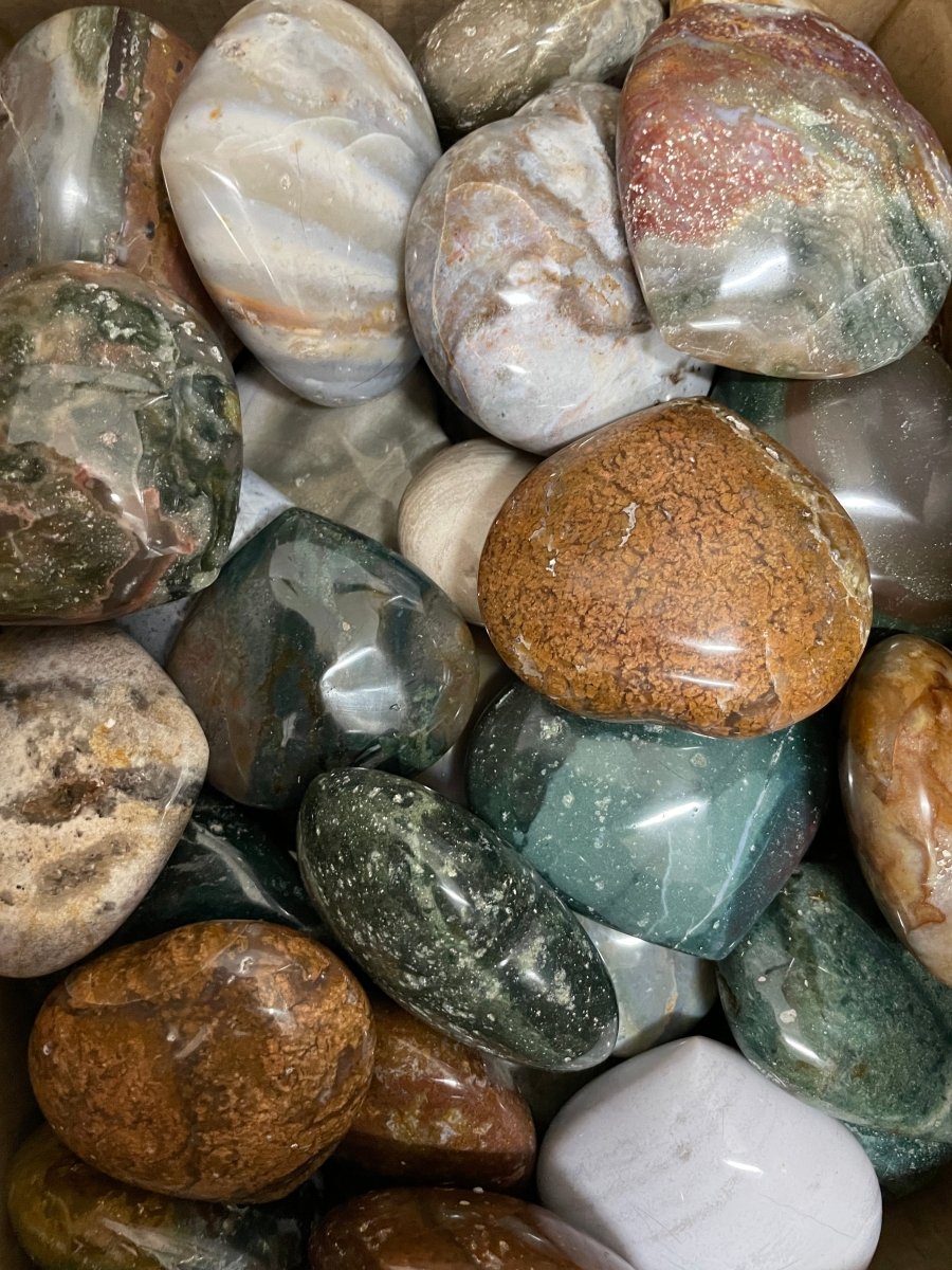 Ocean Jasper Heart | Copper Ashes