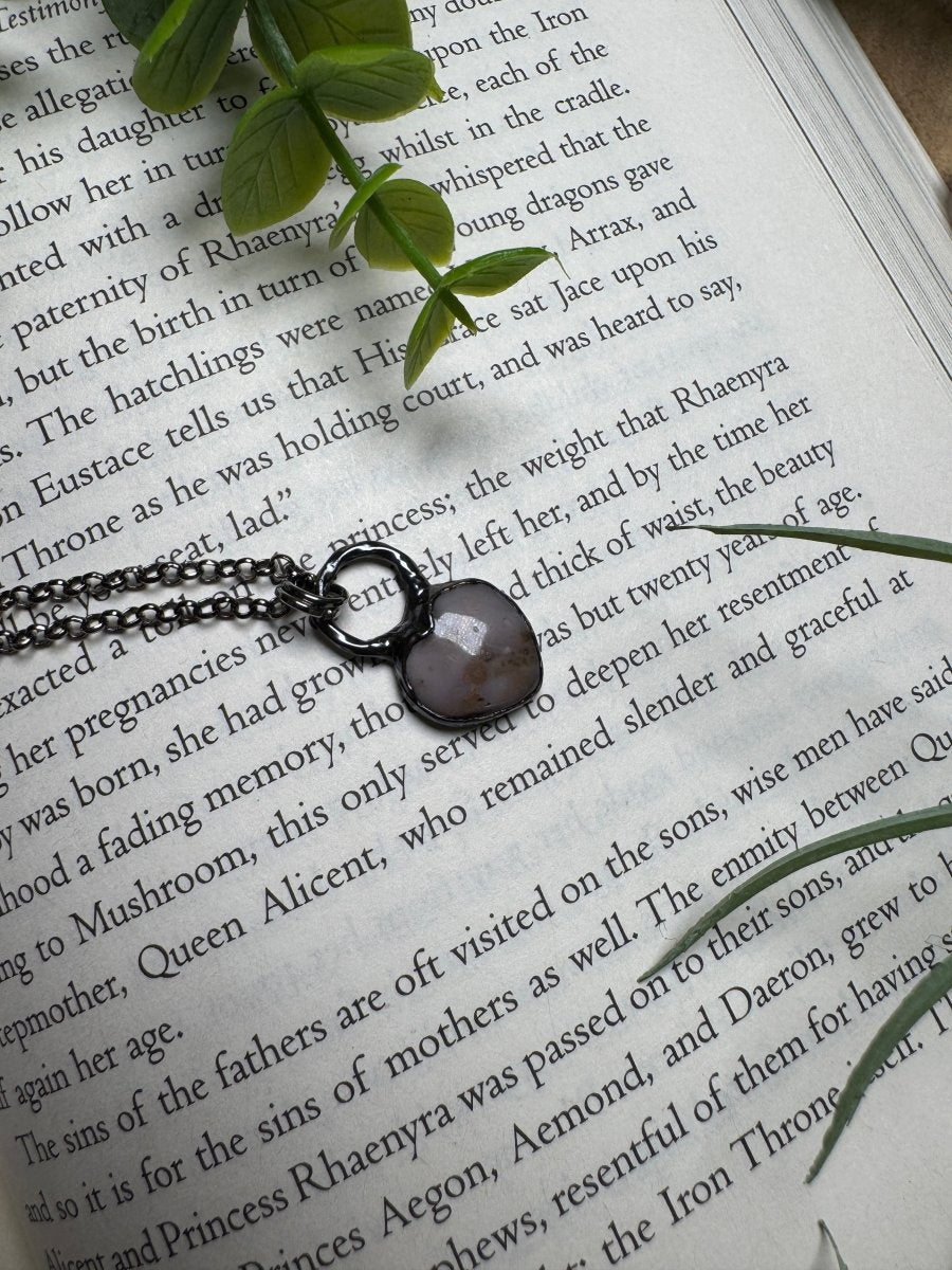 Ocean Jasper Heart Necklace | Copper Ashes