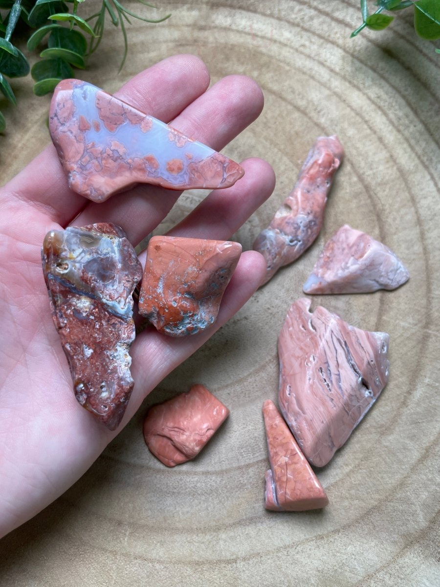 Petal Agate Tumble Lot | Copper Ashes