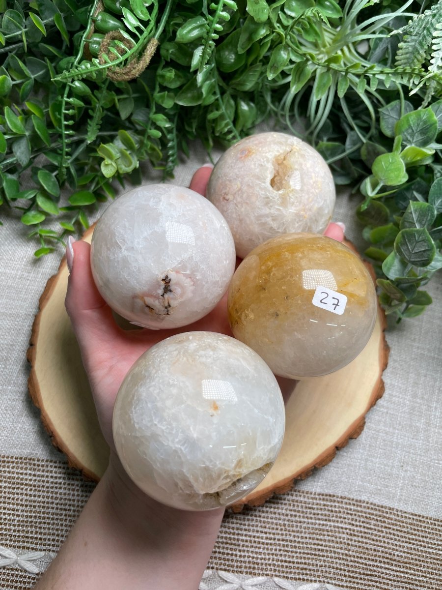 Quartz Mix Sphere | Copper Ashes