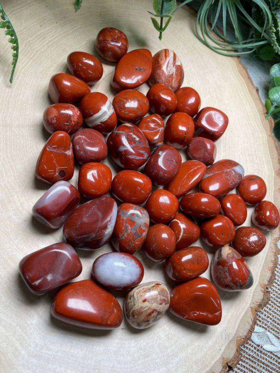 Red Jasper Tumble | Copper Ashes