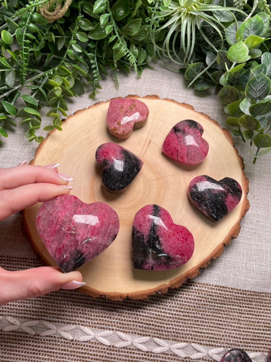 Rhodonite Heart | Copper Ashes