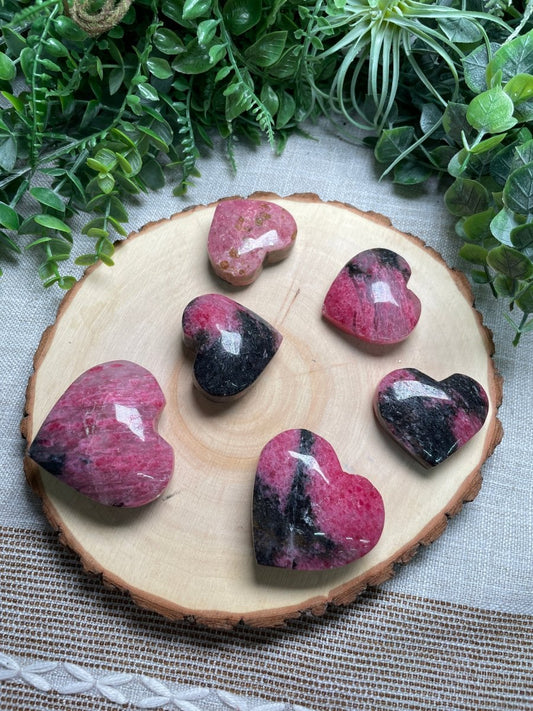 Rhodonite Heart | Copper Ashes