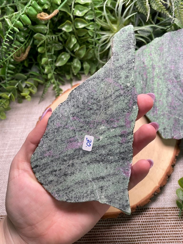 Ruby Zoisite Slab | Copper Ashes