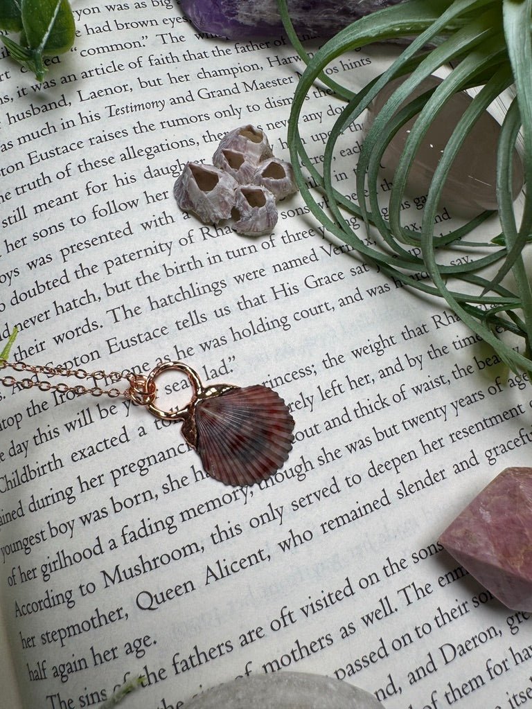 Scallop Shell Necklace | Copper Ashes