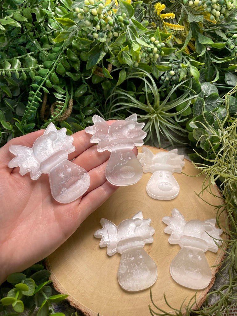 Selenite Reindeer | Copper Ashes