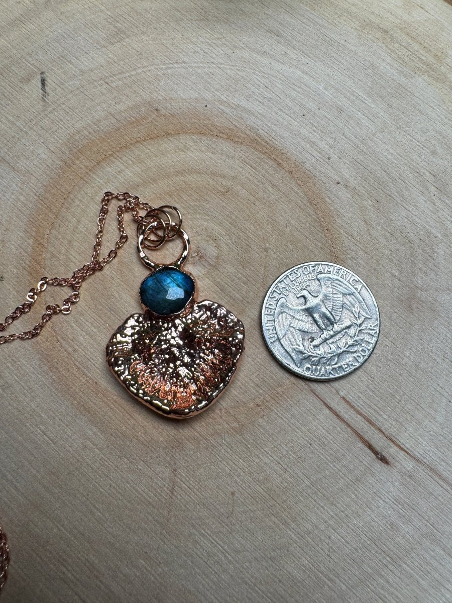 Sera - Bone and Labradorite Necklace | Copper Ashes