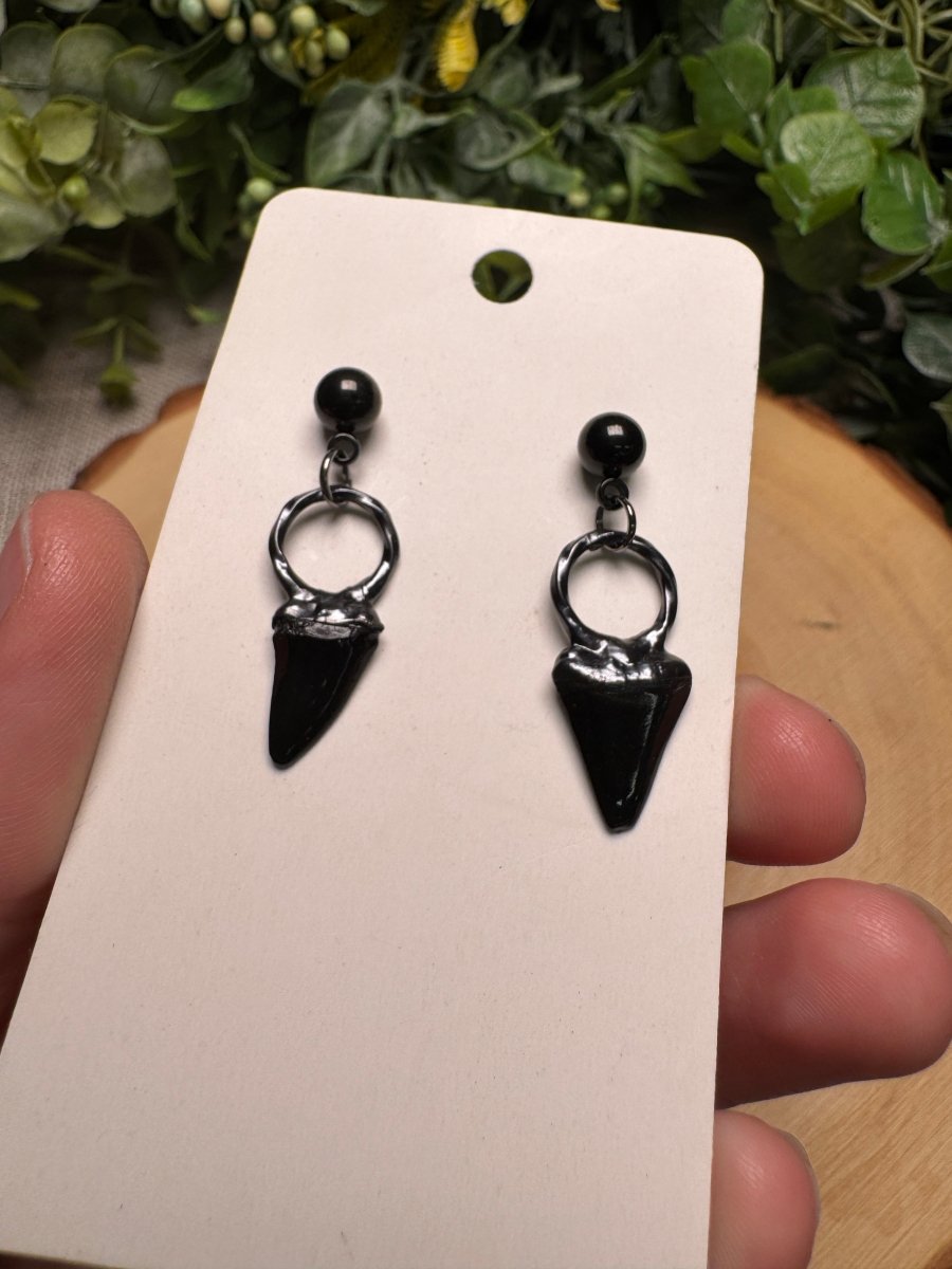 Shark's Teeth Earrings | Copper Ashes