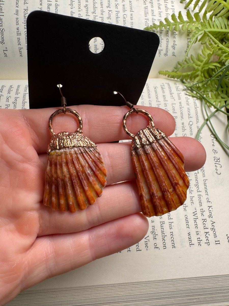Shell Earrings | Copper Ashes