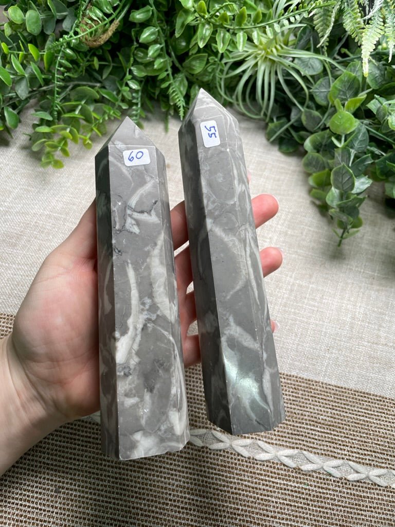 Shell Jasper Tower | Copper Ashes