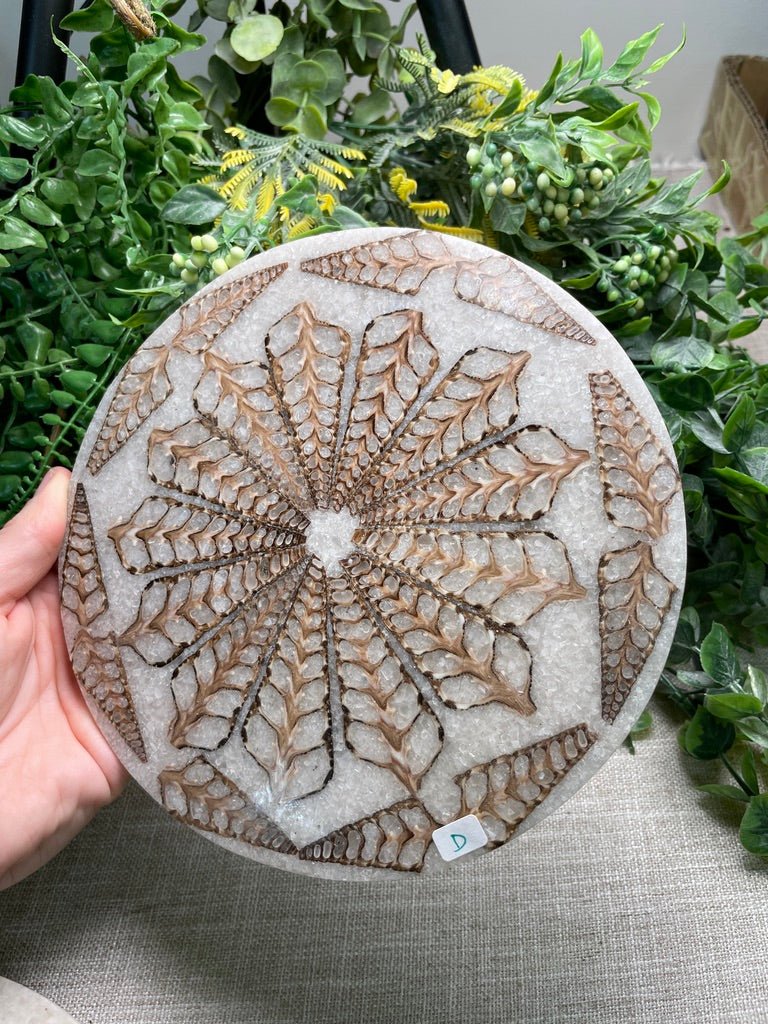 Shell Resin Decorative Plate D | Copper Ashes