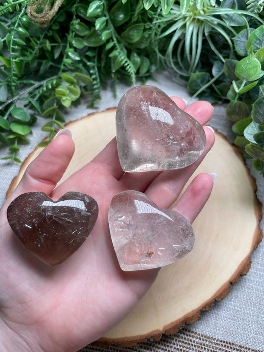 Smoky Quartz Heart | Copper Ashes